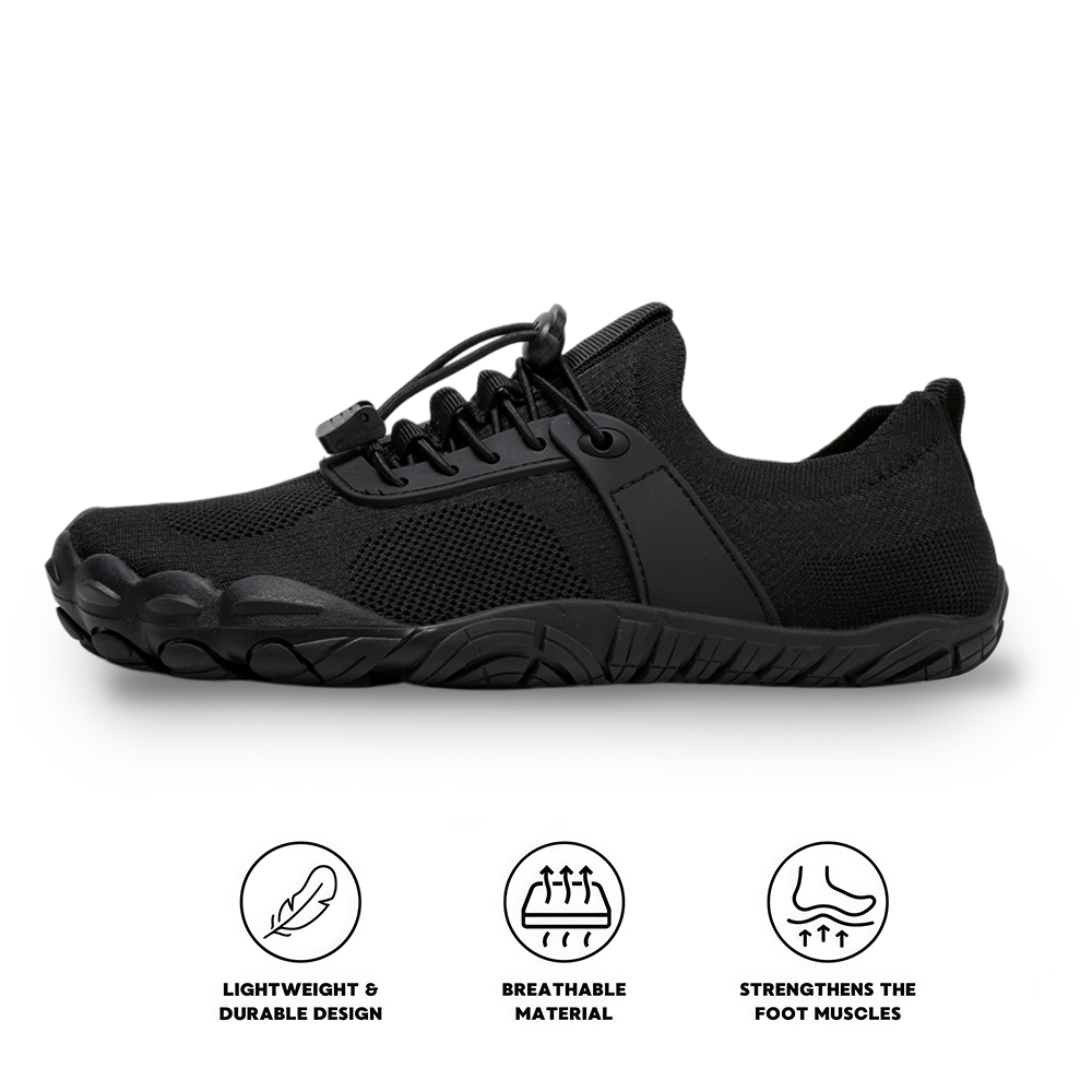 StreamGrip - Non-Slip Barefoot Water Shoes (Unisex) - Black