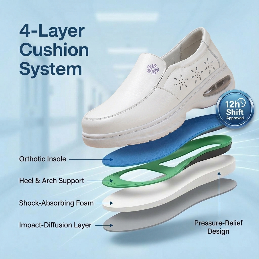 Softswear™ Cloud — 12-Hour Air-Cushion Shoes for Shock-Absorbing Comfort