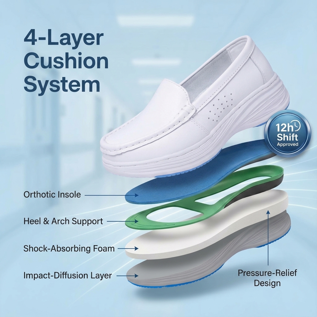 Softswear™ Ease — Slip-On Work Shoes for All-Day Comfort & Long Shifts