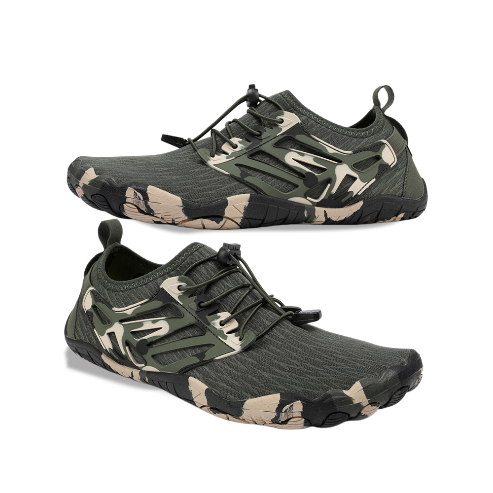 FlowStride - Quick-Dry Breathable Wading Shoes (Unisex) - Black