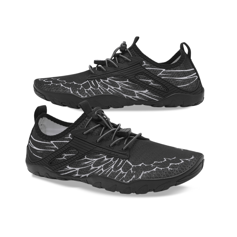 UniGrip - Optimal Health & Traction Shoes (Unisex) - Black