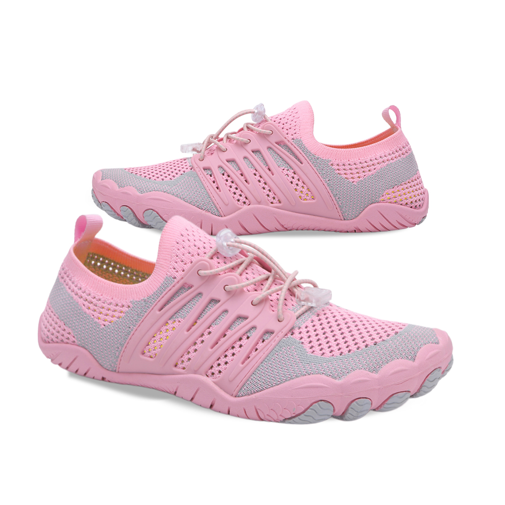 CanyonTrek: Non-Slip All-Environment Barefoot Shoes - Pink