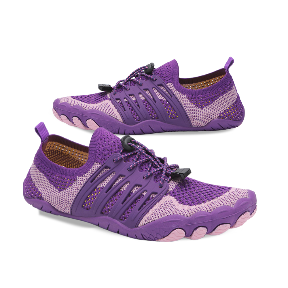 CanyonTrek: Non-Slip All-Environment Barefoot Shoes - Purple