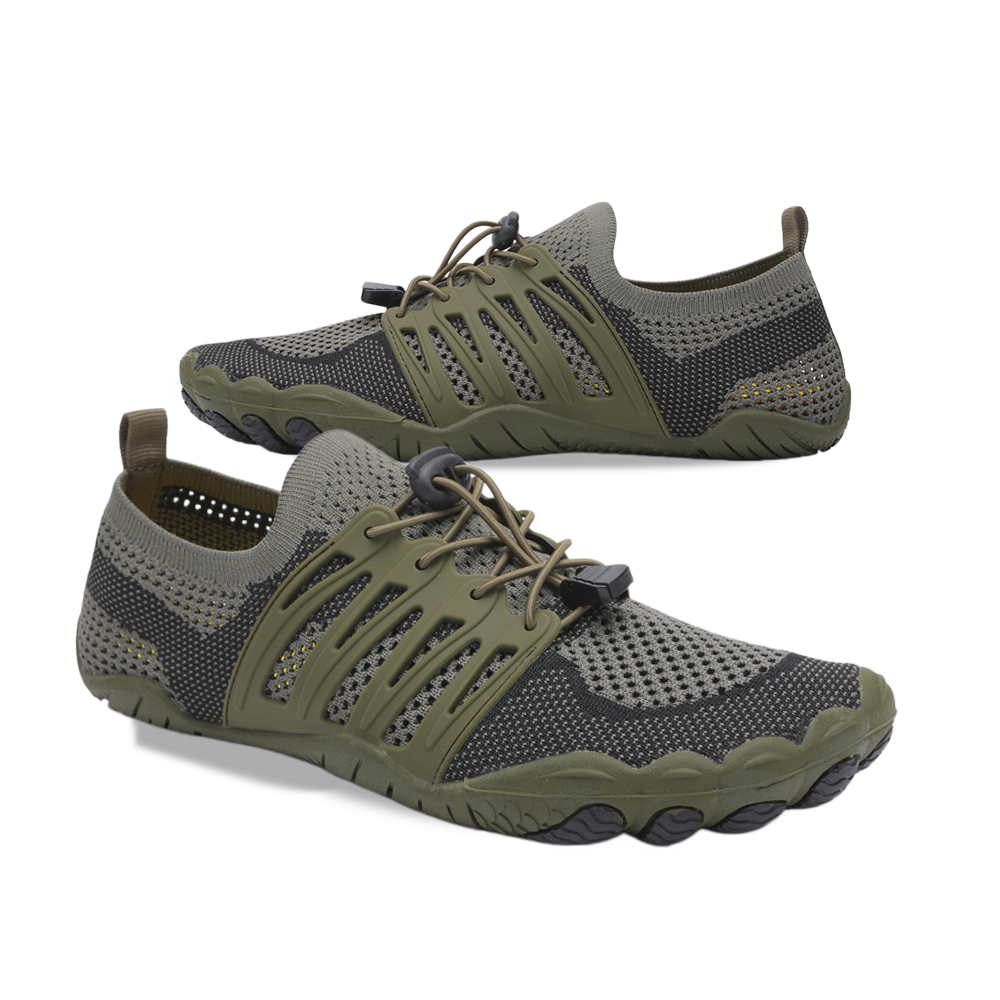 CanyonTrek: Non-Slip All-Environment Barefoot Shoes - Army Green