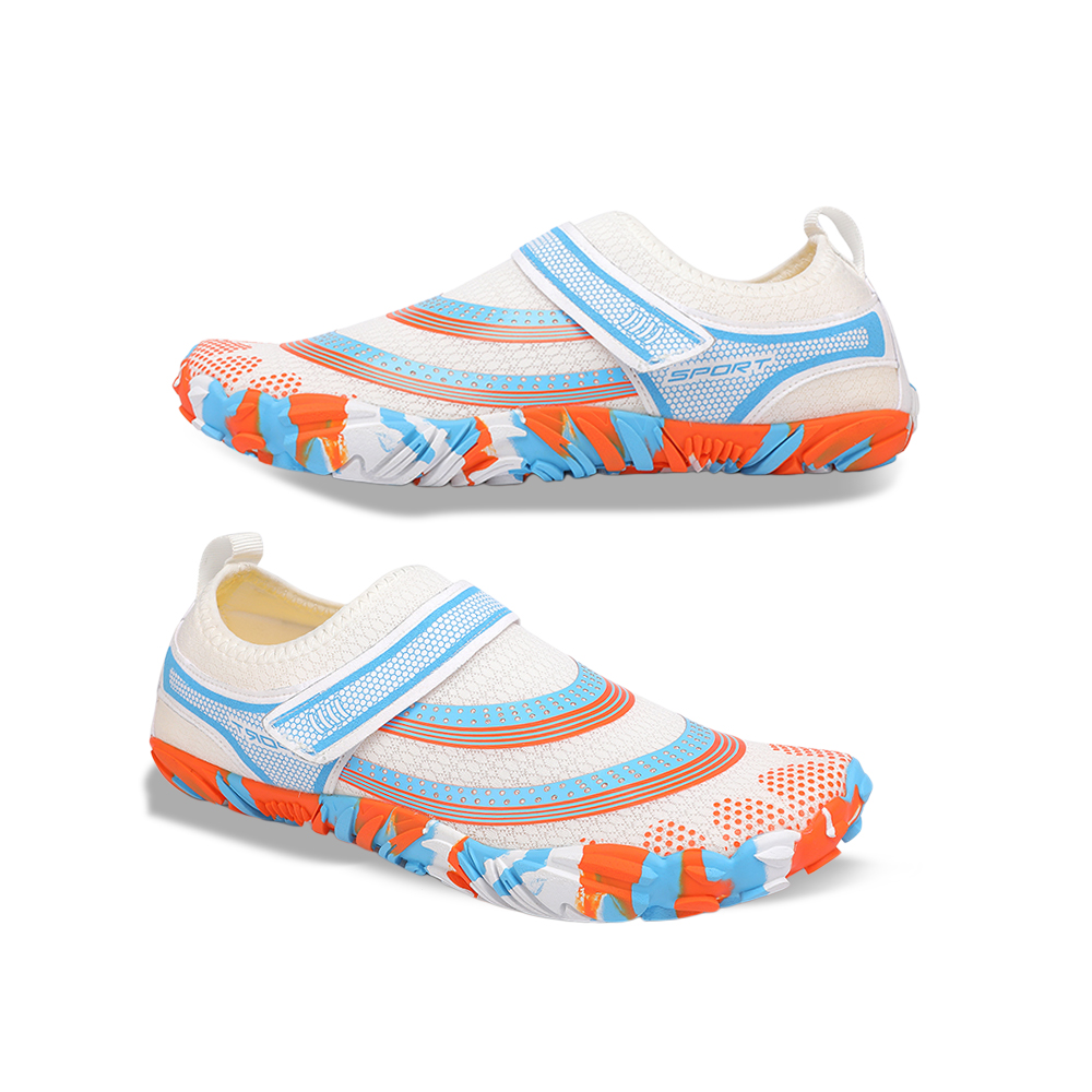 Outdoor Master - slip-resistant & comfortable barefoot shoes - White Blue