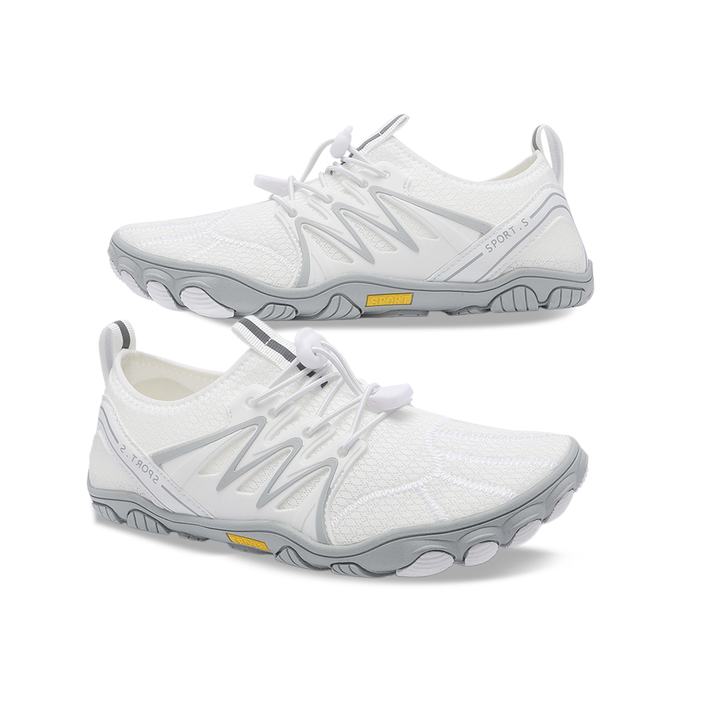 WildStride Pro: All-Terrain Grip Barefoot Shoes (Unisex) - White