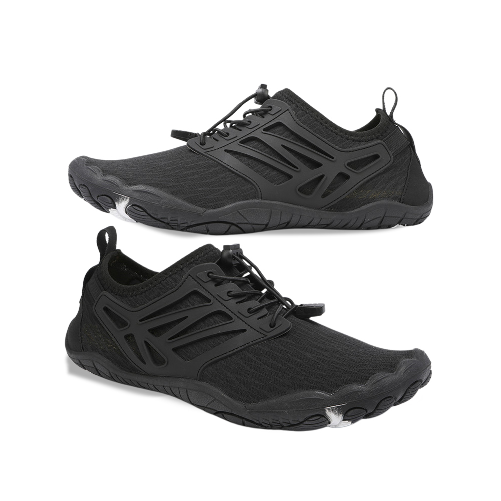 FlowStride - Quick-Dry Breathable Wading Shoes (Unisex) - Black