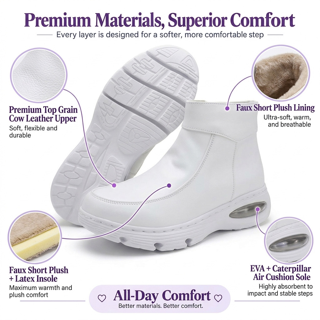 Softswear™ Haven Air — Cushioned Ankle Work Boots for Everyday Comfort