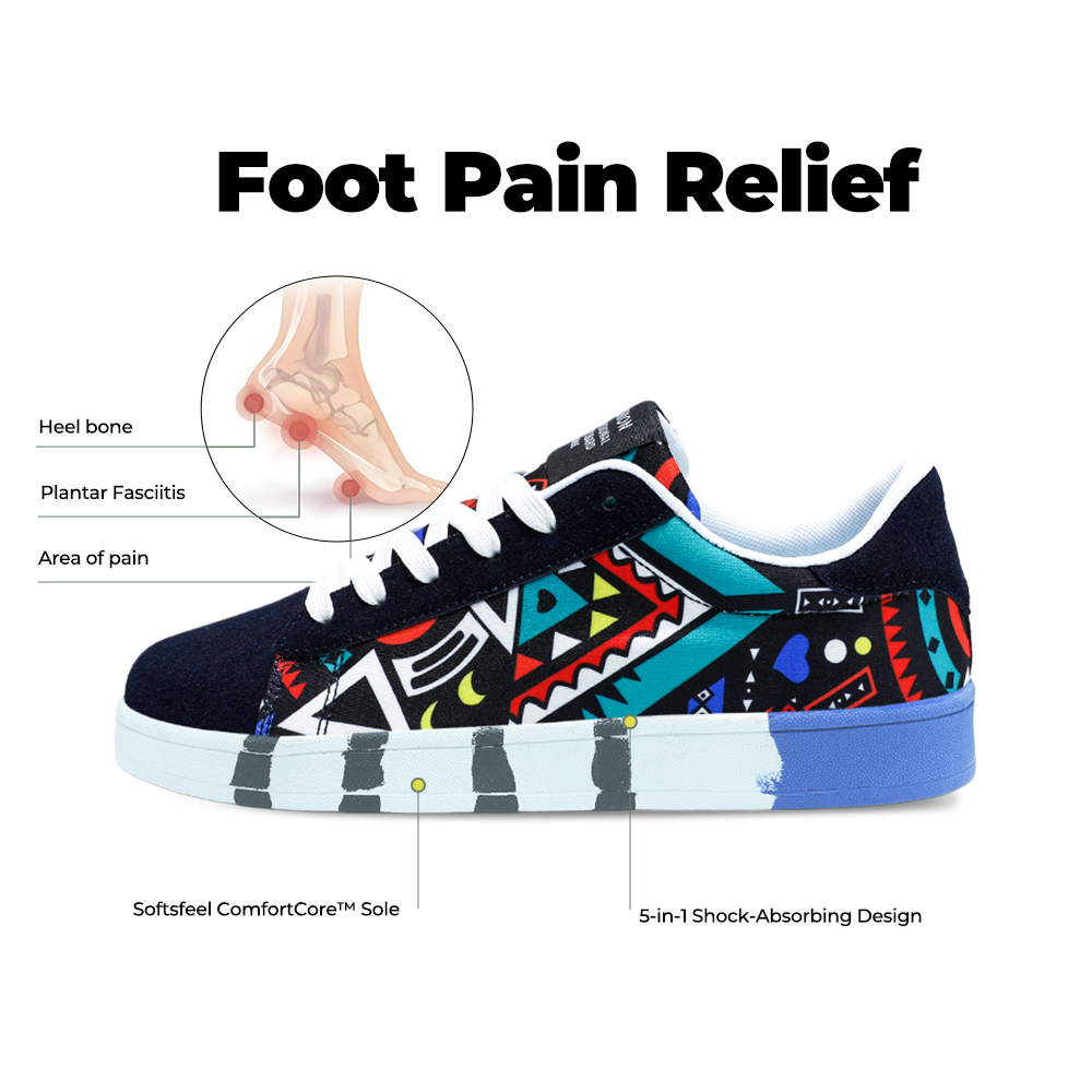 Softswear®Women Relieve Foot Pain Perfect Walking Shoes - Blue