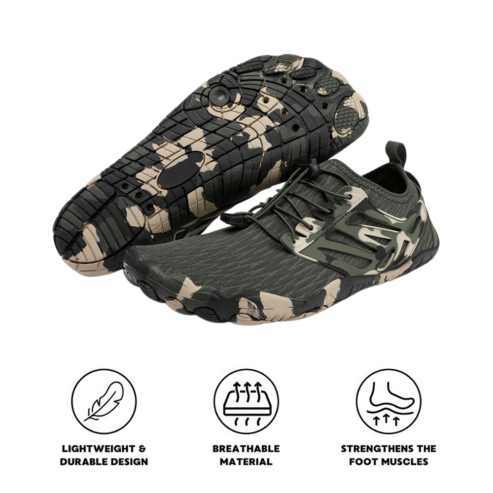 FlowStride - Quick-Dry Breathable Wading Shoes (Unisex) - Black