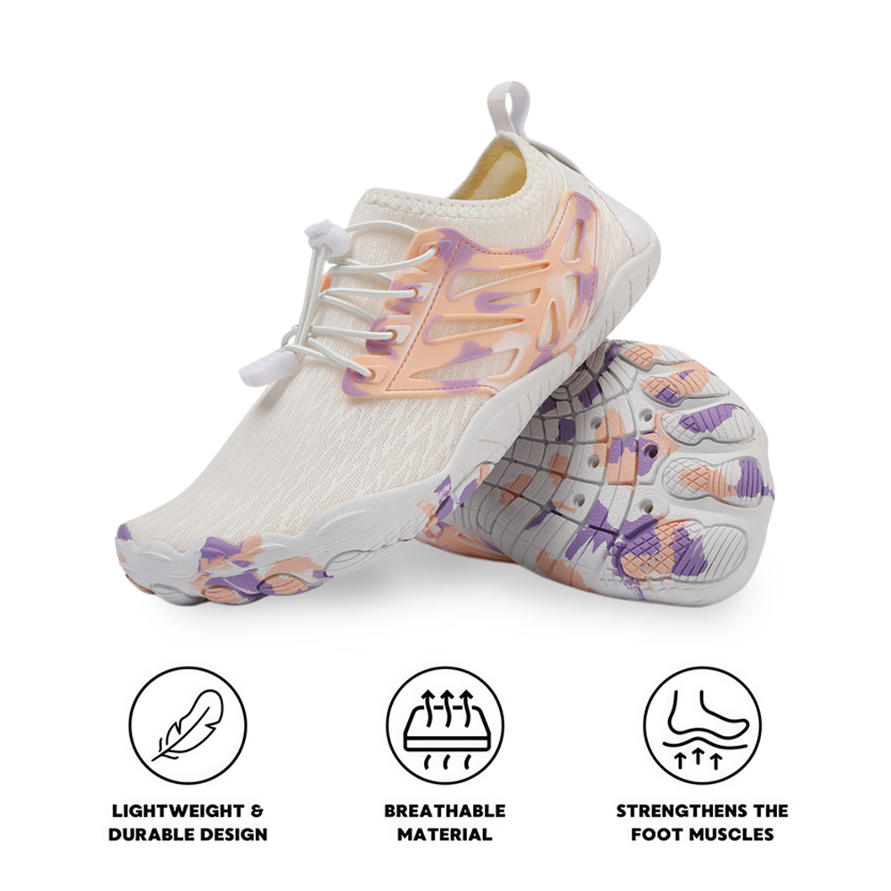 FlowStride - Quick-Dry Breathable Wading Shoes (Unisex) - White Pink
