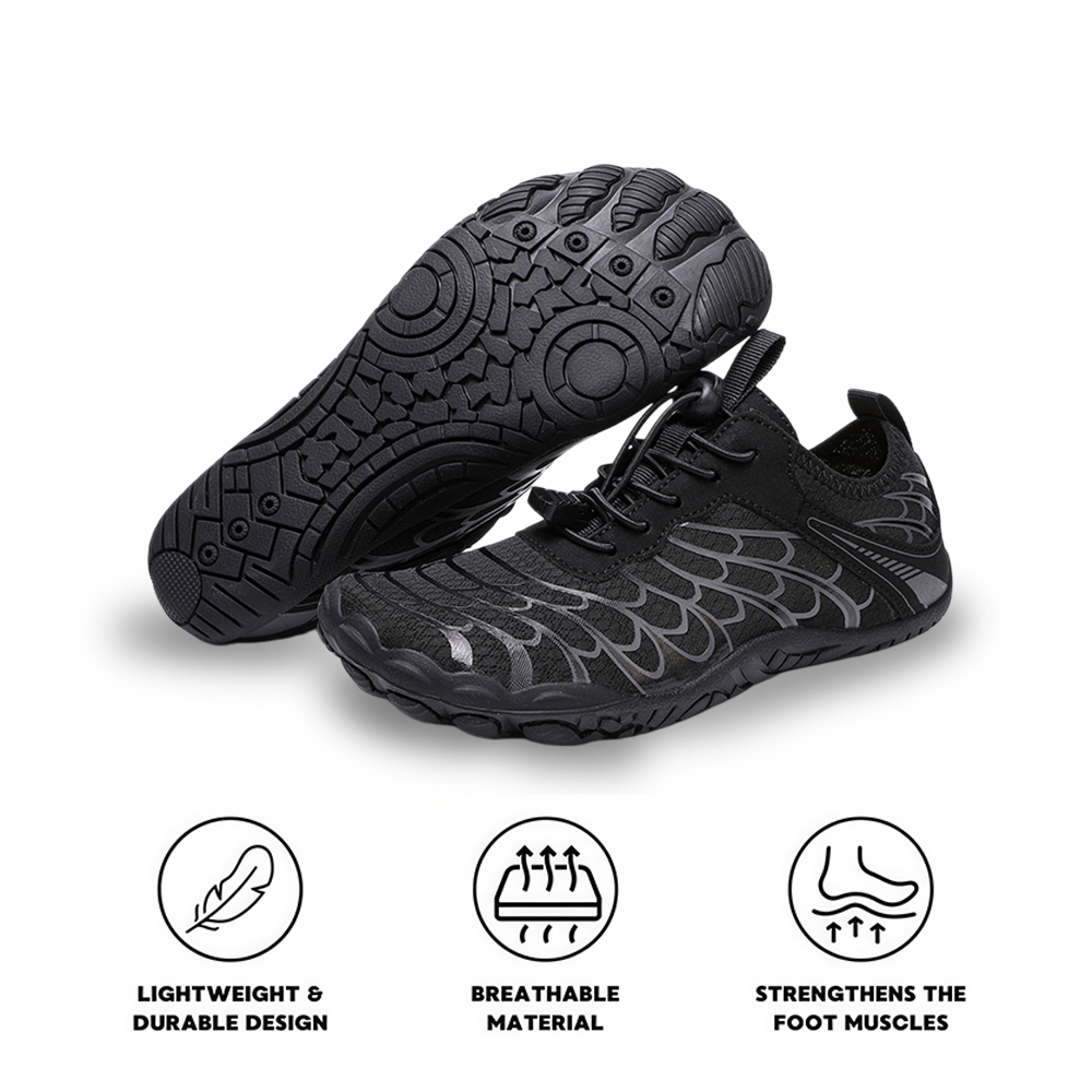 CanyonFlex - Zero Drop Healthy River Shoes (Unisex) - Black