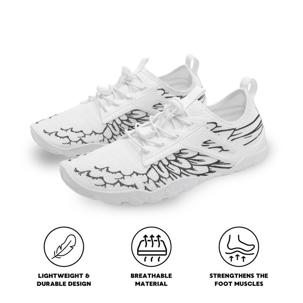 UniGrip - Optimal Health & Traction Shoes (Unisex) - White