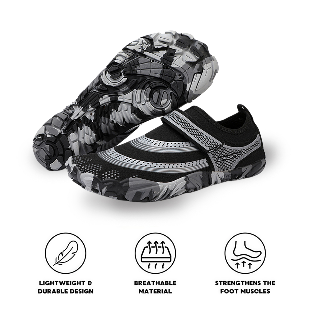 Outdoor Master - slip-resistant & comfortable barefoot shoes - Black