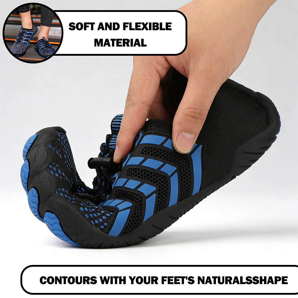 Feel Pro - healthy & comfortable barefoot shoes - Black Blue