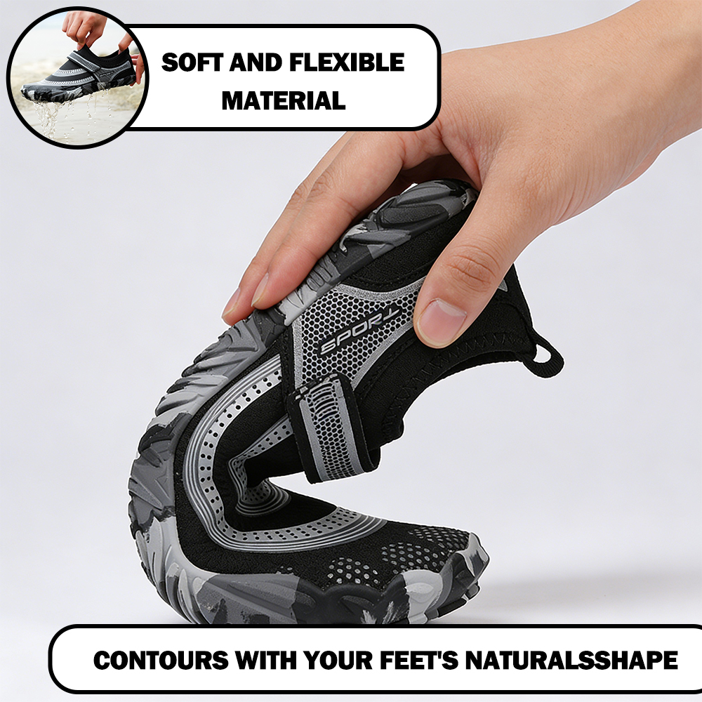 Outdoor Master - slip-resistant & comfortable barefoot shoes - Black