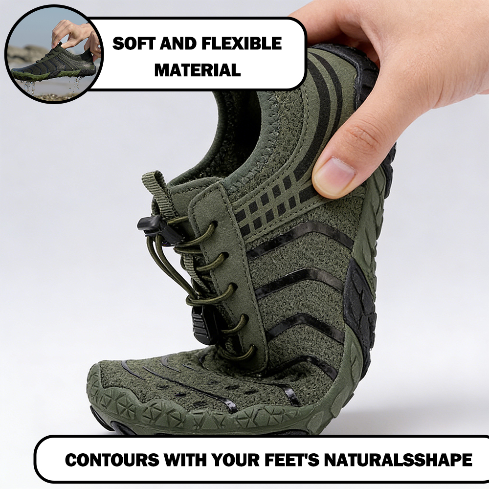 EcoComfort - Ultimate Wellness Barefoot Shoes - Army Green