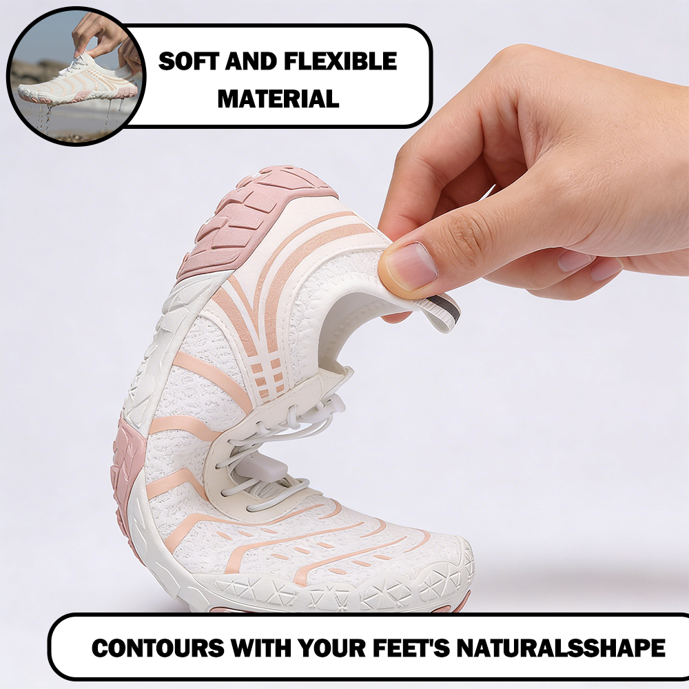 EcoComfort - Ultimate Wellness Barefoot Shoes - White Pink