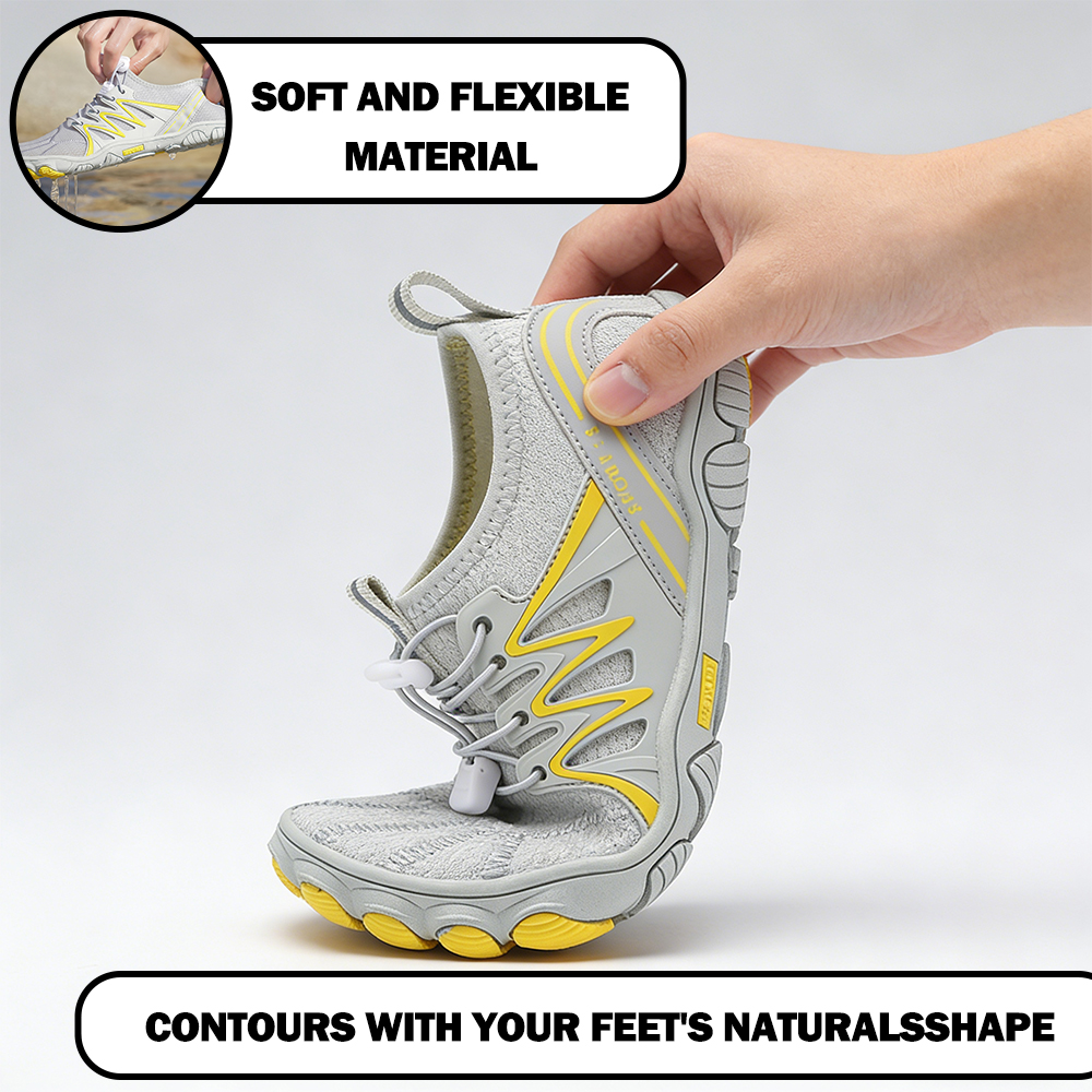 WildStride Pro: All-Terrain Grip Barefoot Shoes (Unisex) - Gray