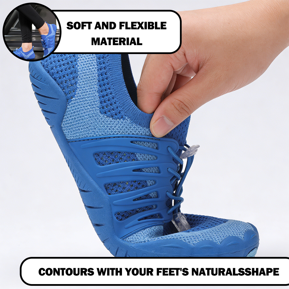 CanyonTrek: Non-Slip All-Environment Barefoot Shoes - Royal Blue