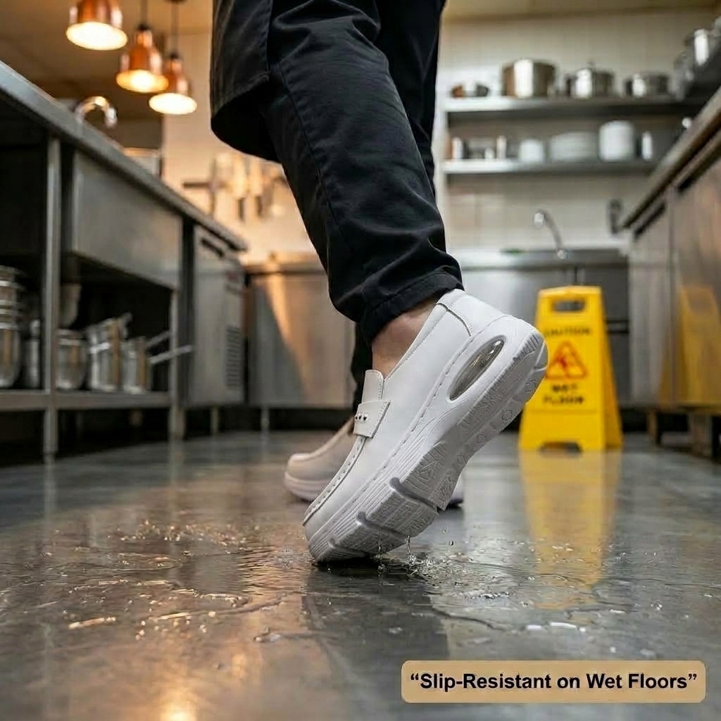 Softswear™ ™ Grace Air — Air-Cushioned Work Loafers for Long Shifts