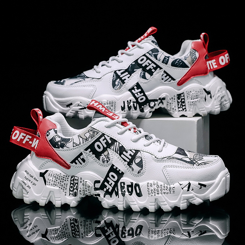 Softswear® All-Day Pain Relief Walking Shoes - White Red