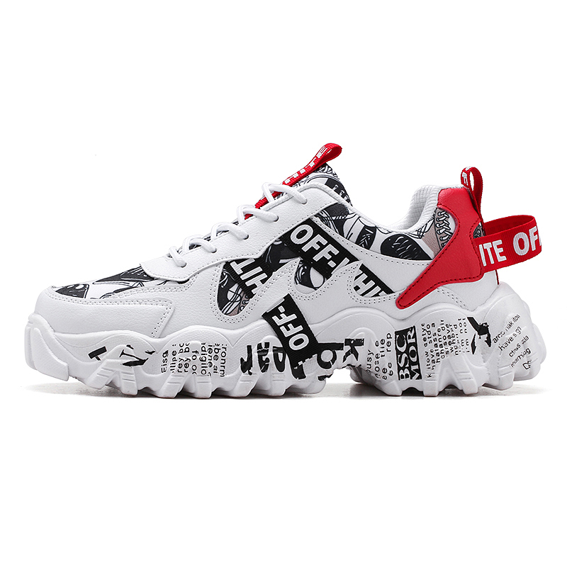 Softswear® All-Day Pain Relief Walking Shoes - White Red