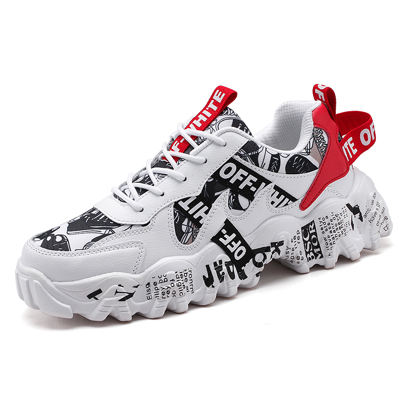 Softswear® All-Day Pain Relief Walking Shoes - White Red