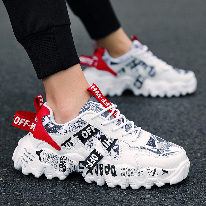 Softswear® All-Day Pain Relief Walking Shoes - White Red