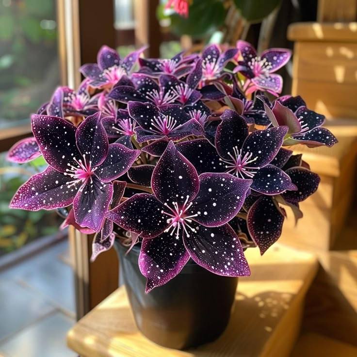 🌟 Midnight Begonia – A Radiant Addition to Your Home! 🌟