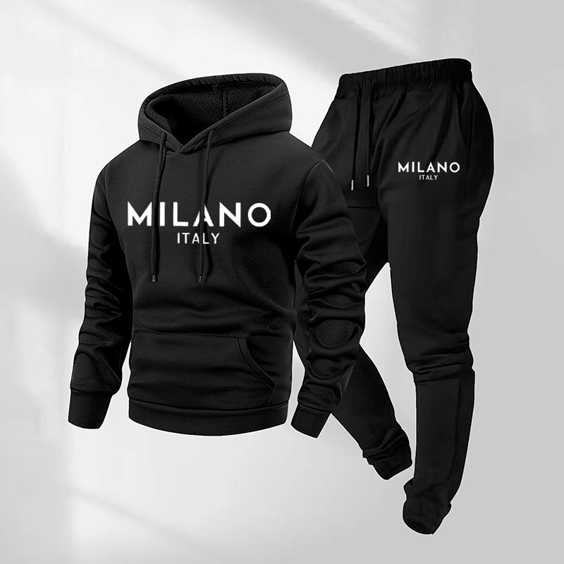 Mikina a tepláková souprava s potiskem Milán