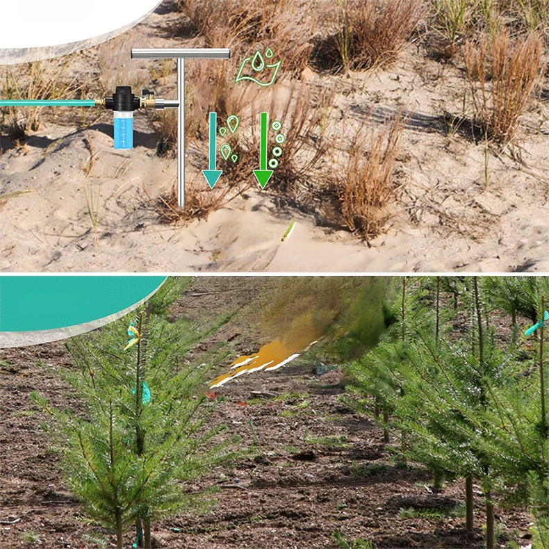 Tiefwurzel-Edelstahl-Bewässerer