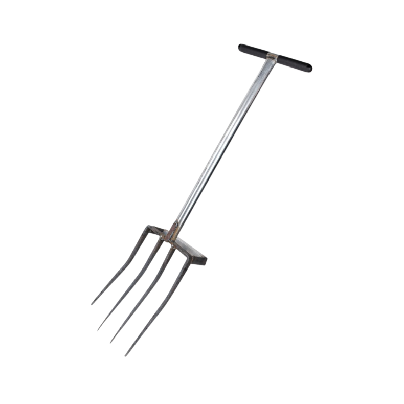 Multifunktionale Eisengabel mit Holzgriff