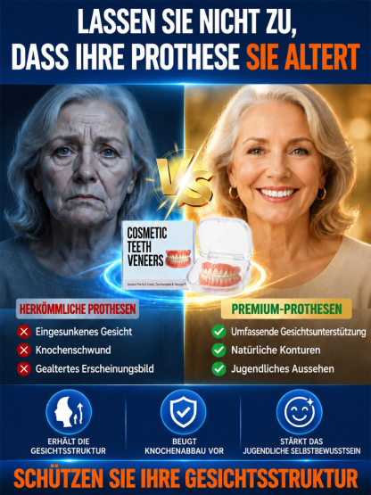  【💵Sparen Sie hohe Zahnkosten💵】 All-inclusive maßgeschneiderte Zahnprothesen🦷