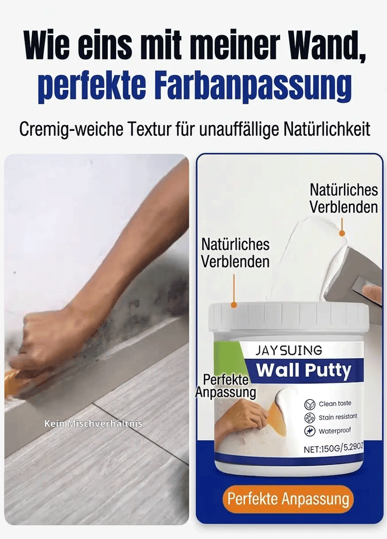 【🏗️ Wände wie neu 🏗️】Profi-Wandreparatur-Set: Risse & Löcher in 60 Sek. weg! ✨