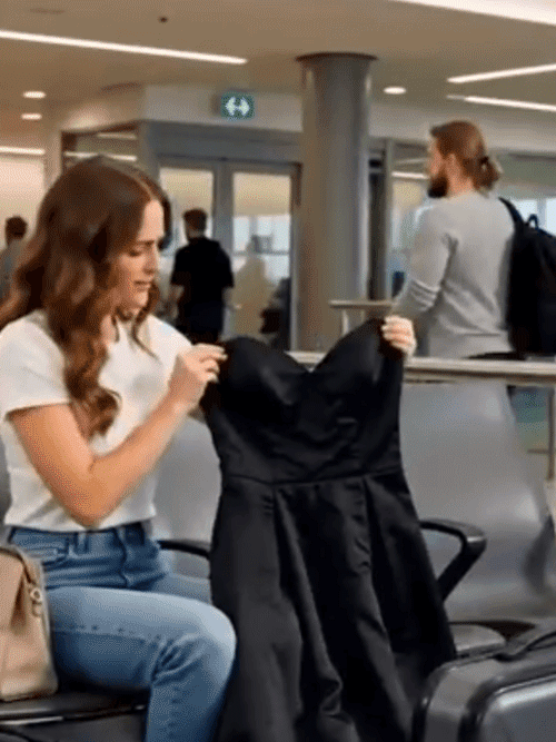 【✈️ Lufthansa-Crew-Geheimnis ✈️】Anti-Falten-Spray: Perfekt geglättet in 3 Sekunden! ✨