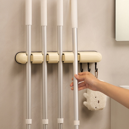 Wandmontierter Mopphalter