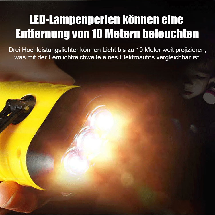 【Technologie auf Militärniveau】Multifunktions-Taschenlampe