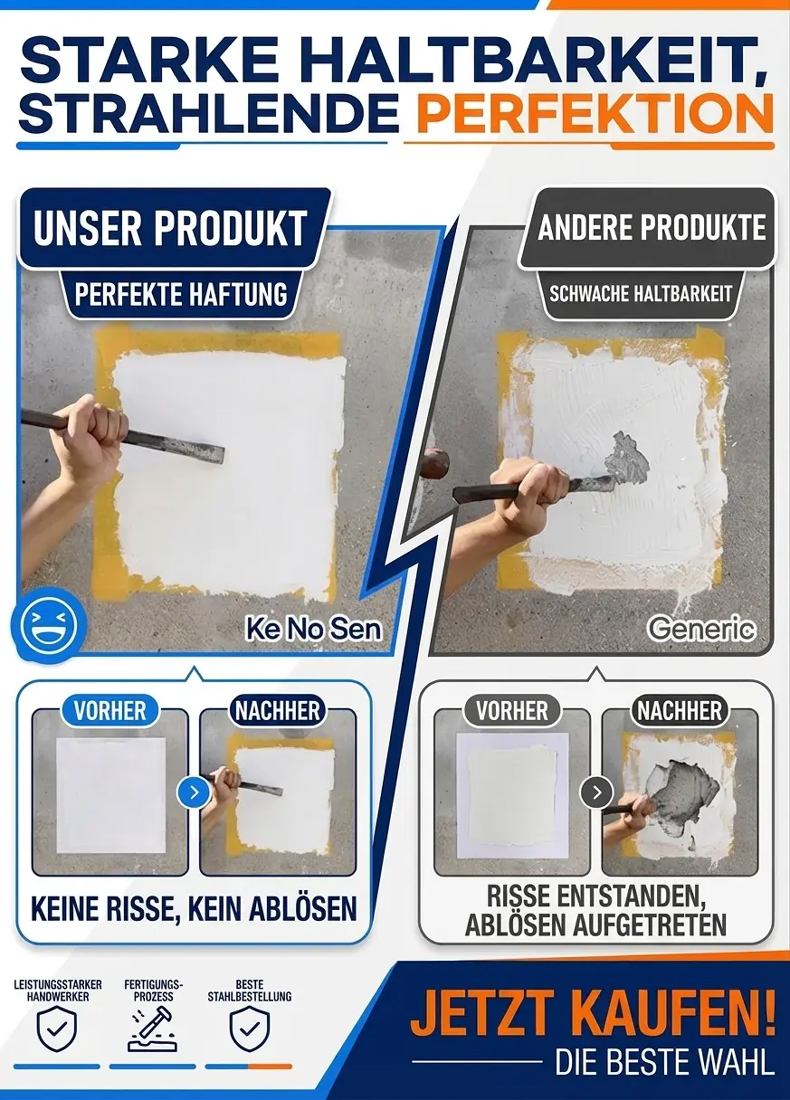 【🏗️ Wände wie neu 🏗️】Profi-Wandreparatur-Set: Risse & Löcher in 60 Sek. weg! ✨