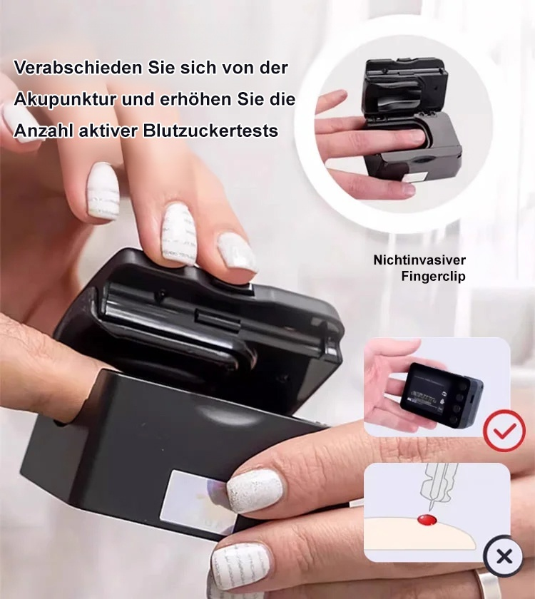 【✨ Drei-in-Eins Monitor ✨】Nicht-invasive Messung: Vitalwerte in 3 Sekunden! 🚀