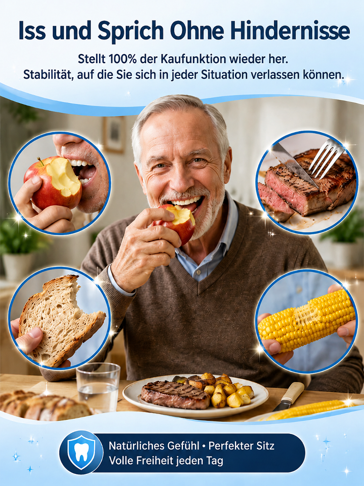 【✨ Präzisions-Prothese ✨】Neues Lächeln in nur 3 Minuten: Absolut unsichtbar! 😁