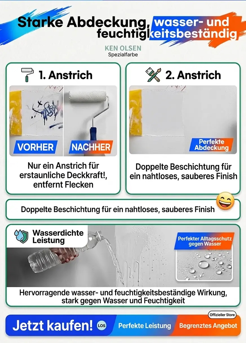 【🏗️ Wände wie neu 🏗️】Profi-Wandreparatur-Set: Risse & Löcher in 60 Sek. weg! ✨