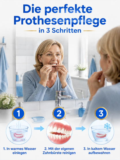 【✨ Präzisions-Prothese ✨】Neues Lächeln in nur 3 Minuten: Absolut unsichtbar! 😁