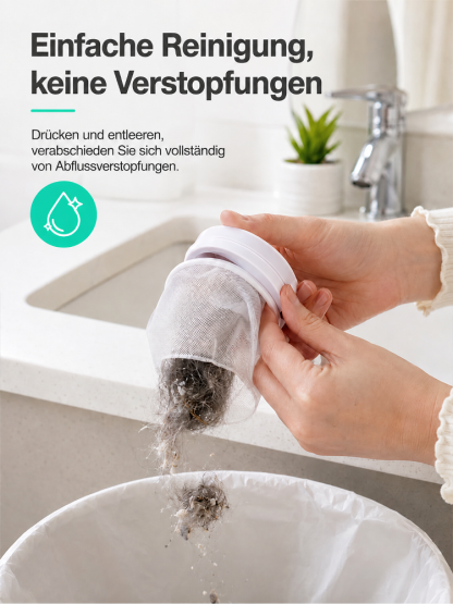 【✨ Wäsche-Flusensieb ✨】Haarmagnet für die Wäsche: Schützt die Pumpe vor Verstopfung!🧼