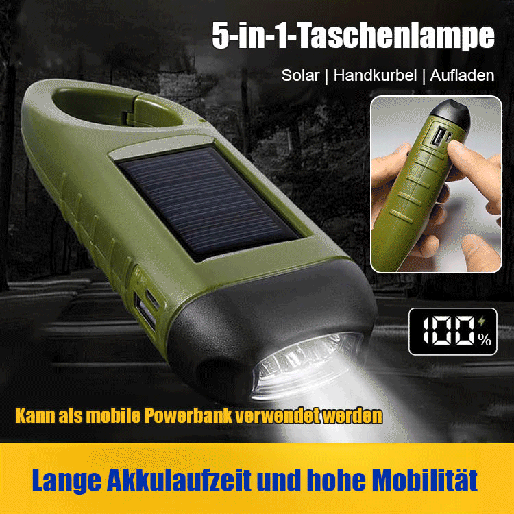 【Technologie auf Militärniveau】Multifunktions-Taschenlampe