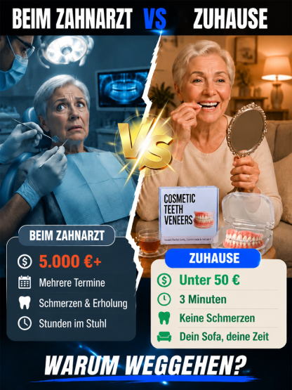  【💵Sparen Sie hohe Zahnkosten💵】 All-inclusive maßgeschneiderte Zahnprothesen🦷