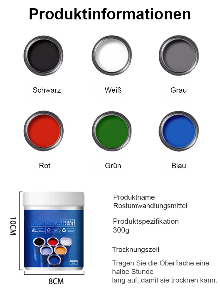 【🚀Rost-Killer 2026🚀】Chemischer Rostumwandler: Schutzschicht ohne Schleifen! 🛡️