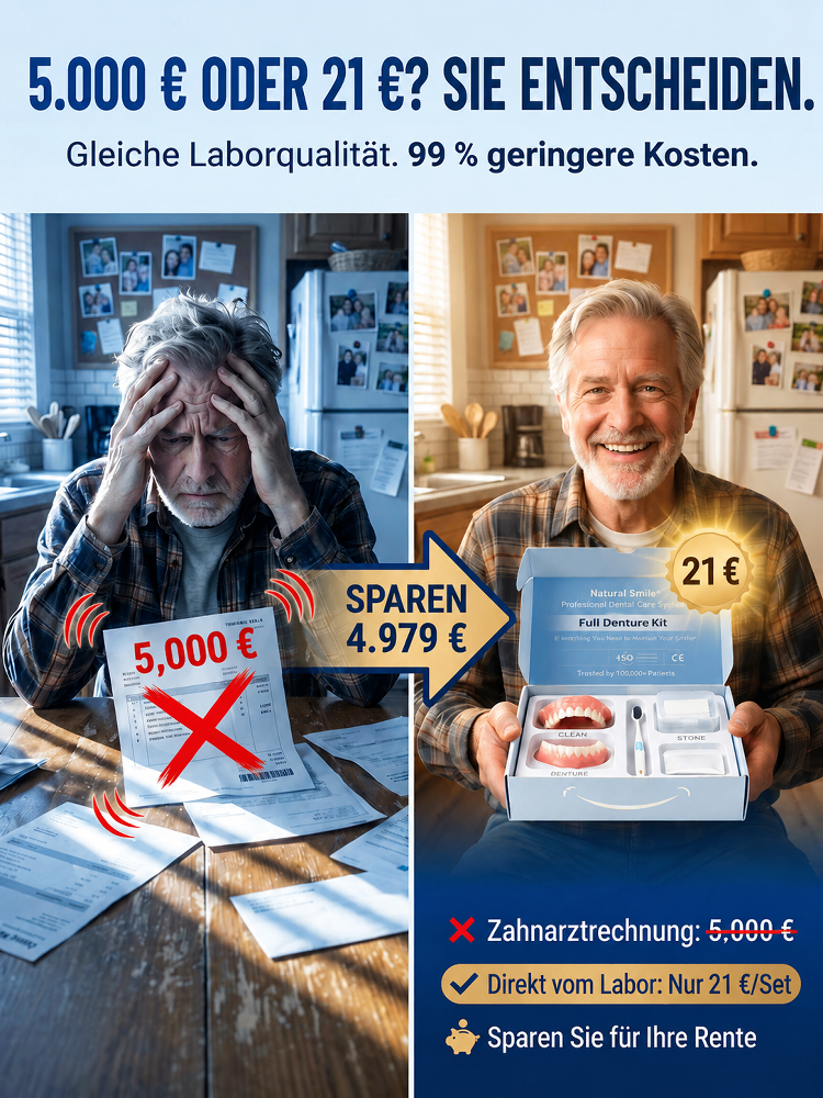【✨ Präzisions-Prothese ✨】Die smarte Lösung für ein strahlendes Lächeln! 😁