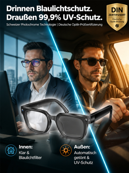 🕶️ 3-in-1 Carbon-Multifunktionsbrille: AR-Navi & 4K-Kamera! 📱