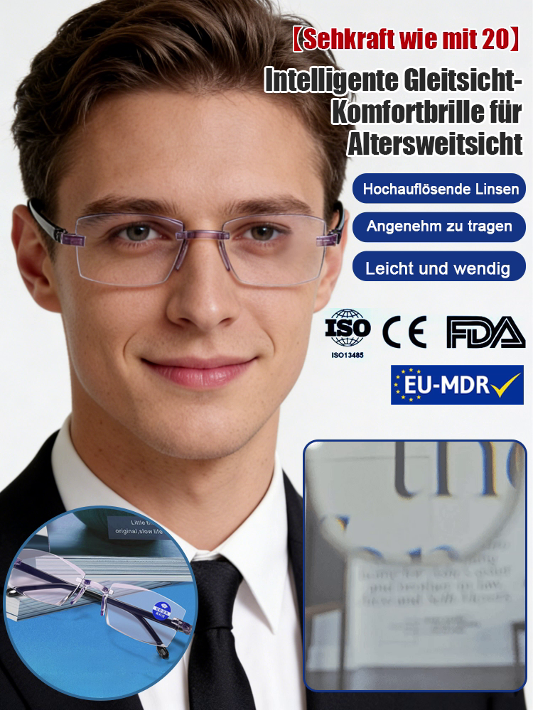 【🔍Jena-Optik Pro🔍】Intelligente Autofokus-Brille: Fern & Nah ohne Sehtest 👓